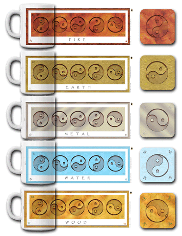 The Five Elements Mug & Coaster Series