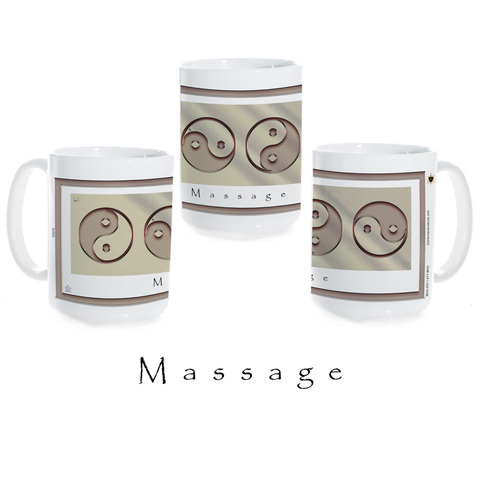 Yin Yang Coffee Mug-Metal-Massage-Ceramic Coffee Mug