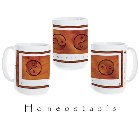 Yin Yang Coffee Mug-Fire-Homeostasis-Ceramic Coffee Mug