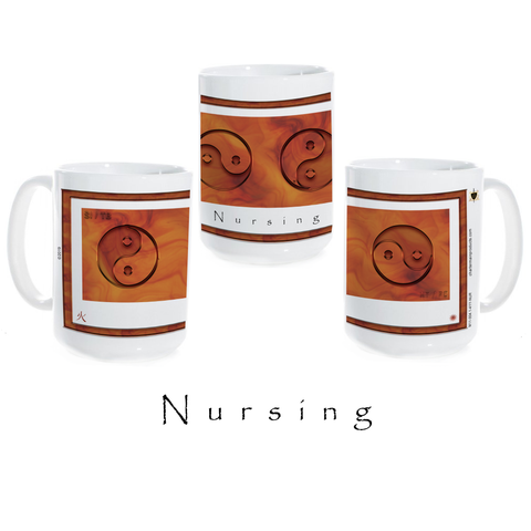 Yin Yang Coffee Mug-Nursing-Fire-Ceramic Coffee Mug