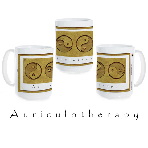 Yin Yang Coffee Mug-Earth-Auriculotherapy-Ceramic Coffee Mug