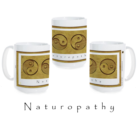 Yin Yang Coffee Mug-Earth-Naturopathy-Ceramic Coffee Mug