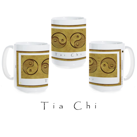 Yin Yang Coffee Mug-Earth-Tai Chi-Ceramic Coffee Mug