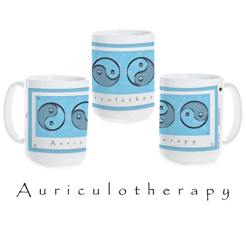 Yin Yang Coffee Mug-Water-Auriculotherapy-Ceramic Coffee Mug