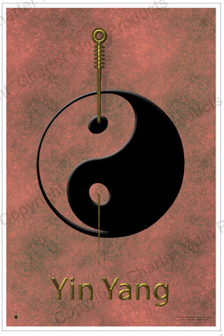 Balancing Health Poster "Fire" (Yin Yang)
