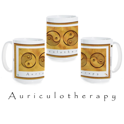 Yin Yang Coffee Mug-Wood-Auriculotherapy-Mug-Ceramic Coffee Mug