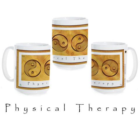 Yin Yang Coffee Mug-Wood-Physical Therapy-Ceramic Coffee Mug