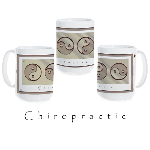 Yin Yang Coffee Mug-Metal-Chiropractic-Ceramic Coffee Mug