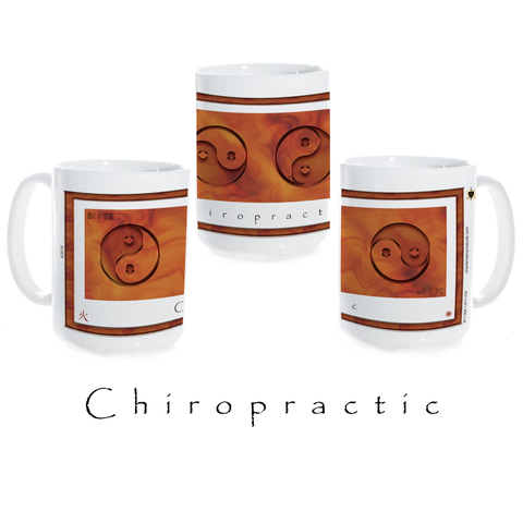 Yin Yang Coffee Mug-Chiropractic-Fire-Ceramic Coffee Mug
