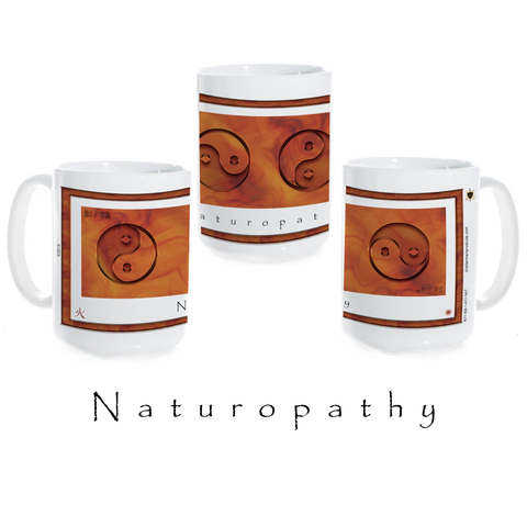 Yin Yang Coffee Mug-Naturopathy-Fire-Ceramic Coffee Mug
