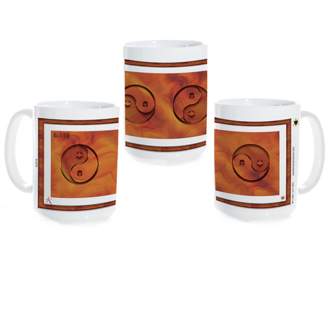 Yin Yang Coffee Mug-NO LETTERING-Fire-Ceramic Coffee Mug