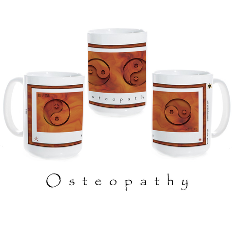 Yin Yang Coffee Mug-Osteopathy-Fire-Ceramic Coffee Mug