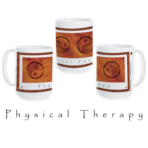 Yin Yang Coffee Mug-Physical Therapy-Fire-Ceramic Coffee Mug