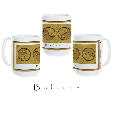 Yin Yang Coffee Mug-Earth-Balance-Ceramic Coffee Mug