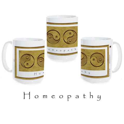 Yin Yang Coffee Mug-Earth-Homeopathy-Ceramic Coffee Mug