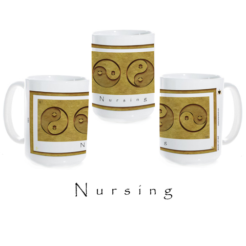Yin Yang Coffee Mug-Earth-Nursing-Ceramic Coffee Mug