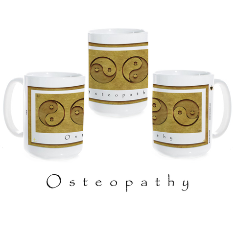 Yin Yang Coffee Mug-Earth-Osteopathy-Ceramic Coffee Mug