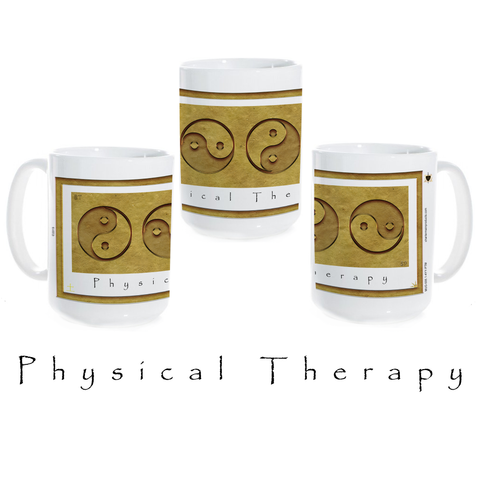 Yin Yang Coffee Mug-Earth-Physical Therapy-Ceramic Coffee Mug