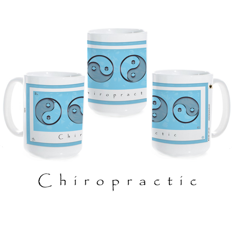 Yin Yang Coffee Mug-Water-Chiropractic-Ceramic Coffee Mug