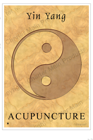 Yin Yang Symbol-Poster-Acupuncture-the symbol relates to every day life and health