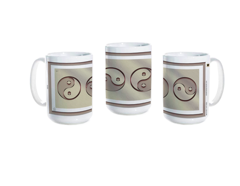 Yin Yang Coffee Mug-Metal-No Lettering-Mug-Ceramic Coffee Mug